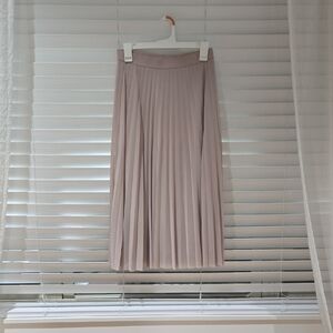 Stella Luce Pleated Midi Skirt in Dusty Mauve